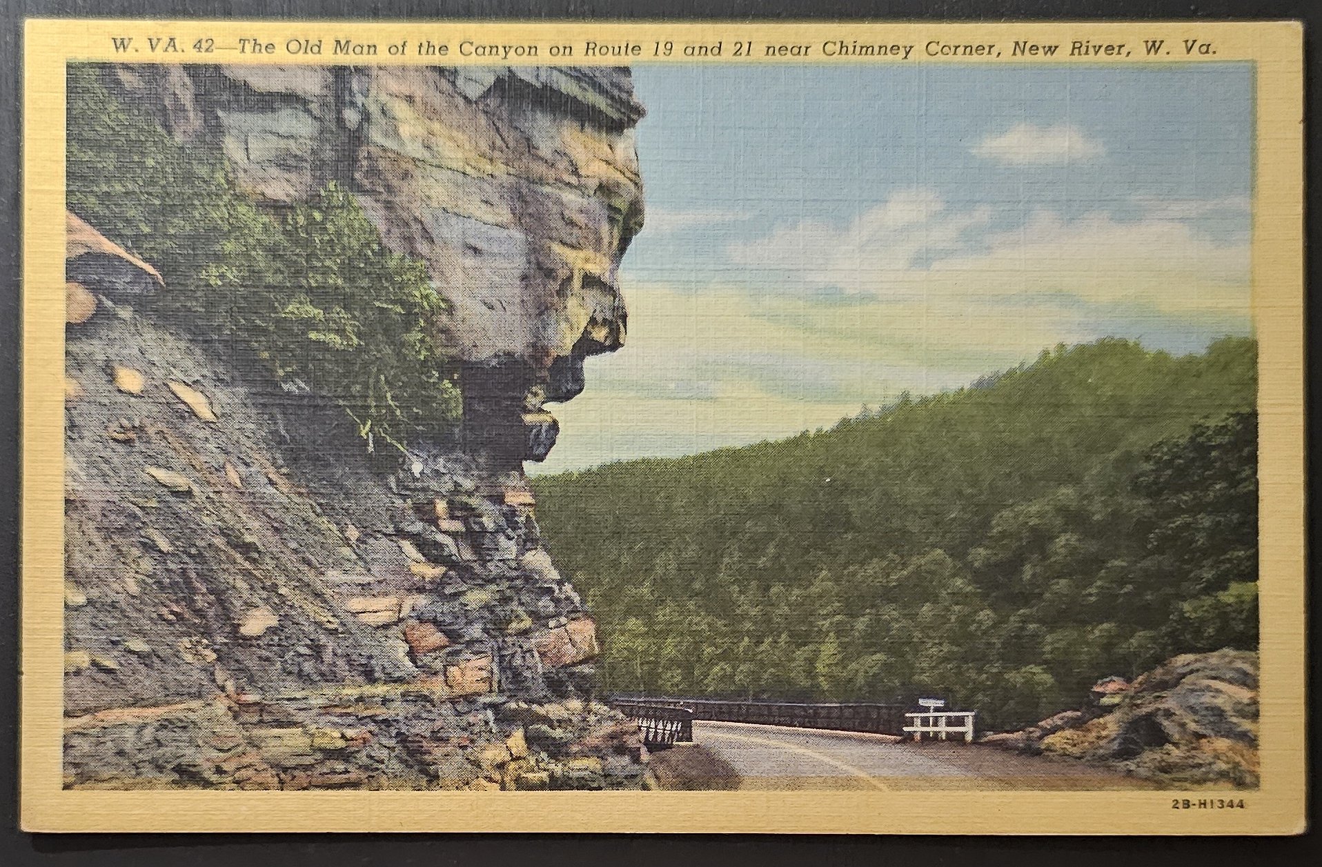 (image for) postcard USA - WV - West Virginia #0007